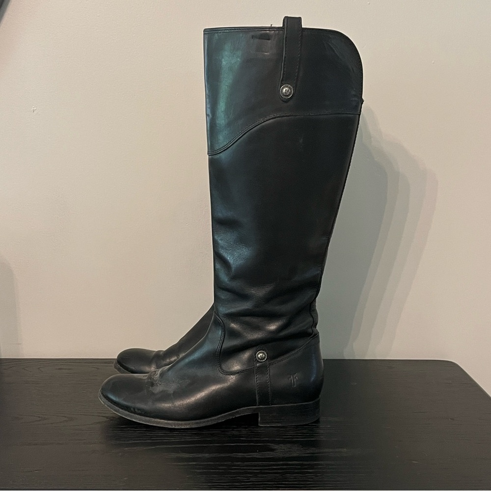 Frye Black Over the Knee Boots
